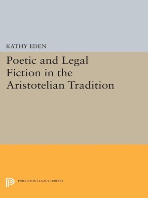 cover image of Poetic and Legal Fiction in the Aristotelian Tradition